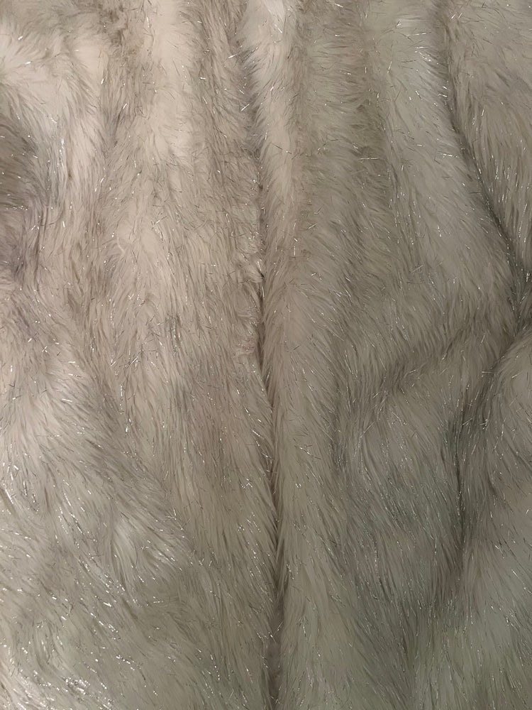 
                  
                    Load image into Gallery viewer, Reversible faux fur coat. Cow print, lined, sparkly, Oversized
                  
                