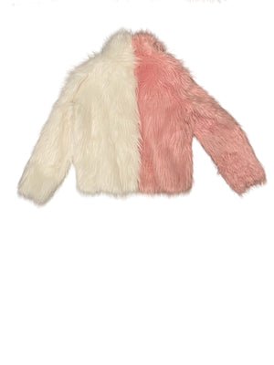 
                  
                    Load image into Gallery viewer, Faux Fur. Club Exx 2XL over sized coat
                  
                