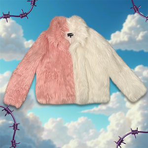 
                  
                    Load image into Gallery viewer, Faux Fur. Club Exx 2XL over sized coat
                  
                